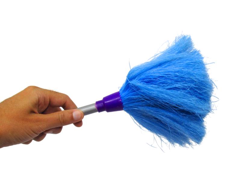 A Vibrant Blue Duster Tool Designed for Effective and Efficient Cleaning of Your Space