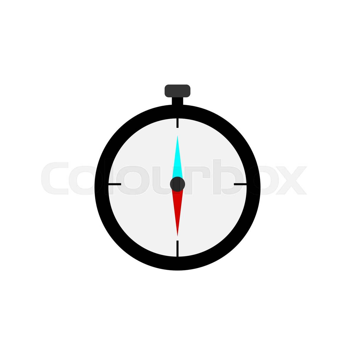 Compass vector graphic design illustration | Colourbox
