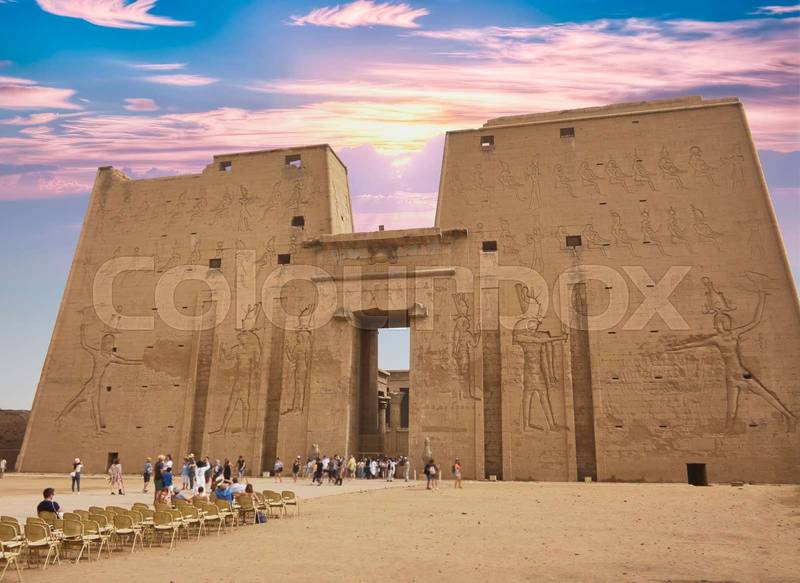 edfu temple in egypt with its incredible antiquities