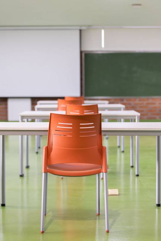 decoration of the interior of a classroom in a school