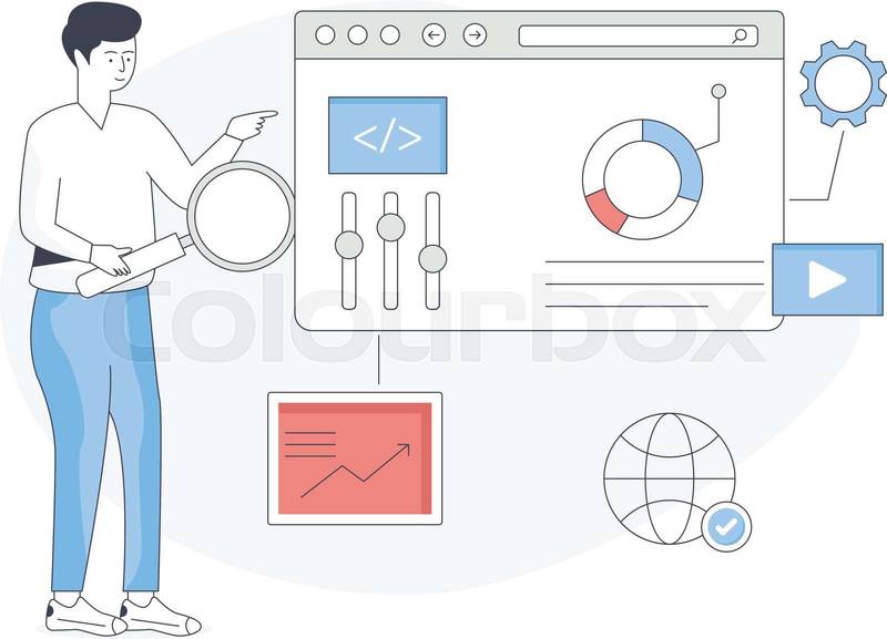 Foto de stock de palabras, clave, seo