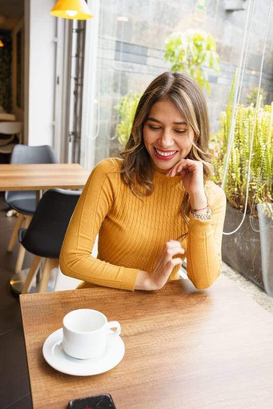 lifestyle in the city, coffee break, portait