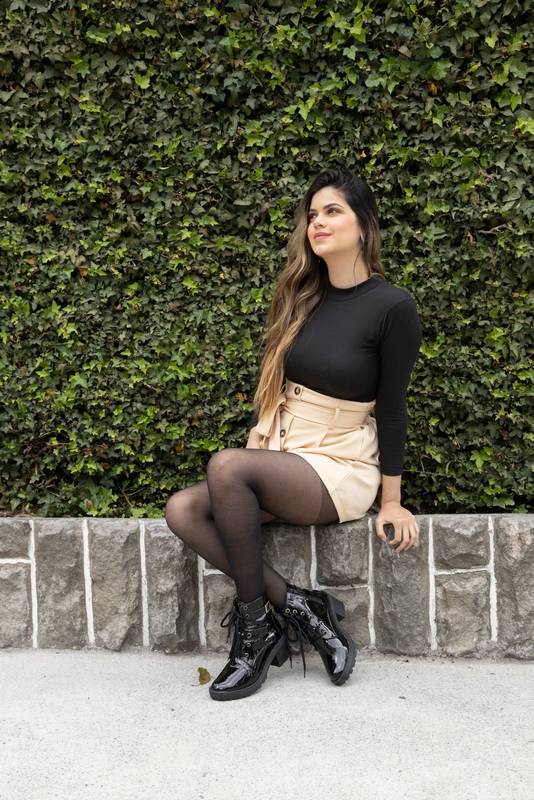 beautiful young Latin woman,  fashion style