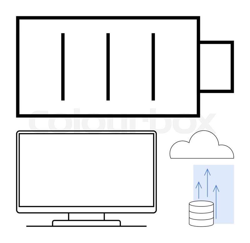 Foto de stock de batería, carga, parcial