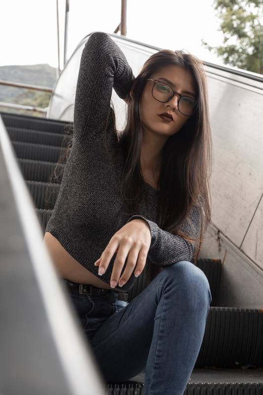 beautiful young latin female model