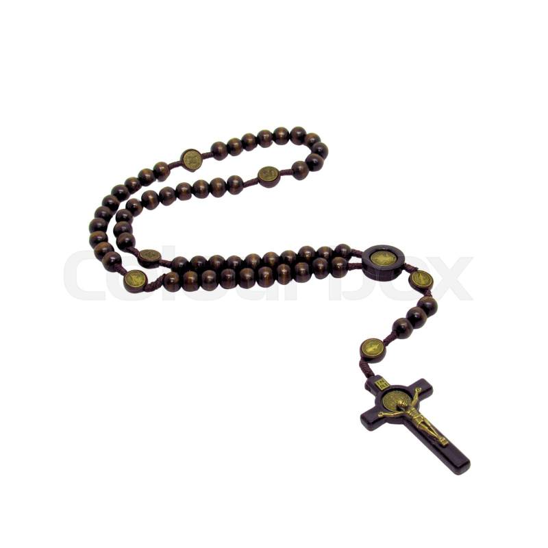 Beautifully Crafted Elegant Wooden Rosary Beads Featuring a Crucifix and rich symbolism